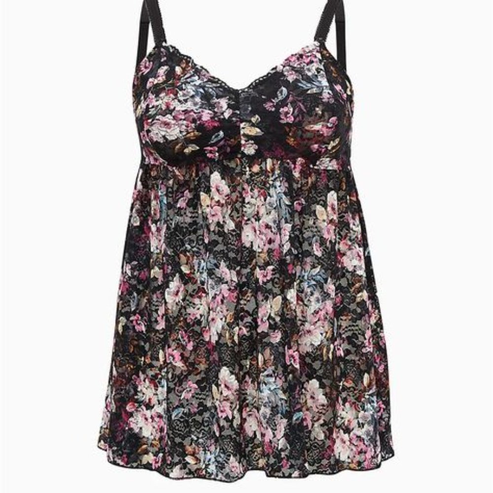 Sheer Lace Babydoll